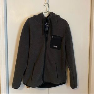 NWT Large Hollister Sherpa Hooded Jacket